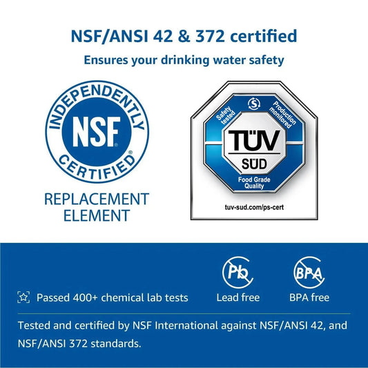 Brand Genuine Sub-Zero 4204490 4290510 F1000 Refrigerator Water Filter Fits Built-In, PRO48, and Integrated Refrigerators