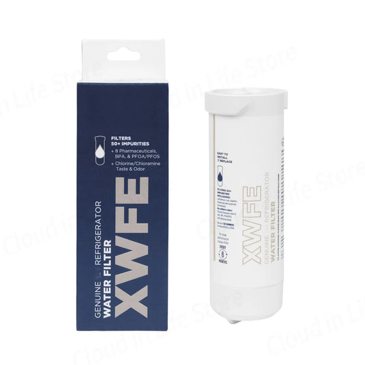 Refrigerator Water Filter for GE XWFE Replacement NSF Certified Reduces Lead Sulfur And 50+ Impurities Replace Every 6 Months