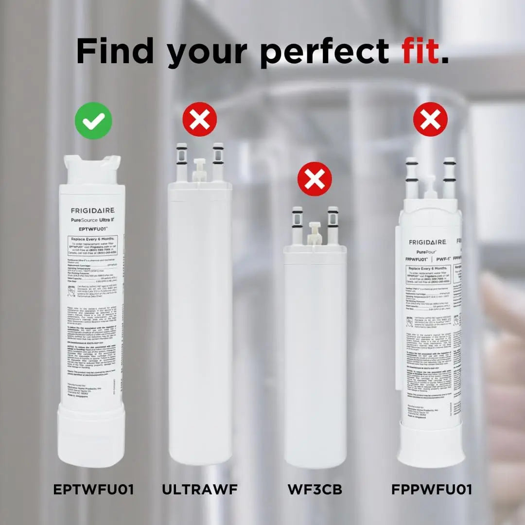 EPTWFU01 PureSource Ultra II Refrigerator Water Filter, 200 Gallons Capacity - Compatible with EPTWFU01, EWF02, Ultra II Models